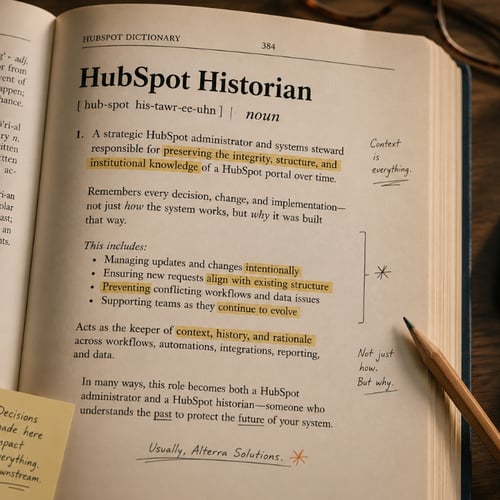 HubSpot Historian Alterra Solutions